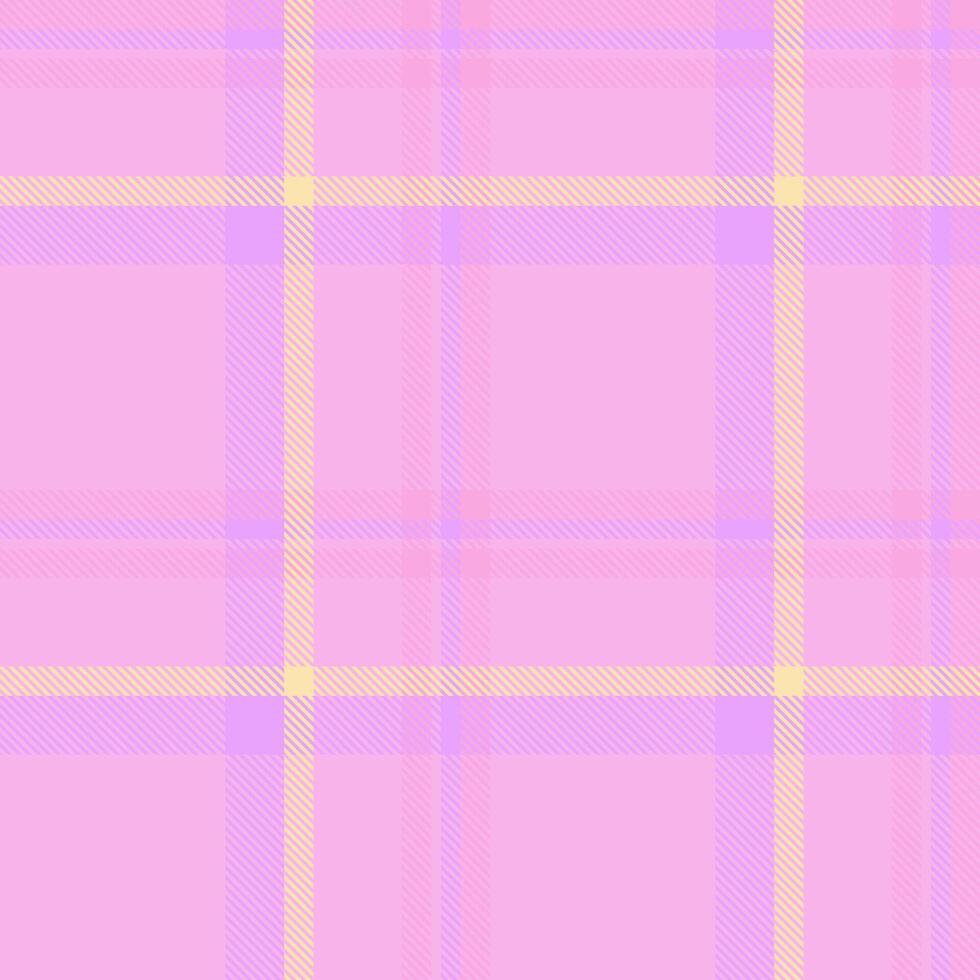 Pastel pink and yellow plaid pattern. Soft, delicate texture perfect for backgrounds, website design, fashion, and branding. Subtle, elegant design evokes feelings of calmness and femininity. vector