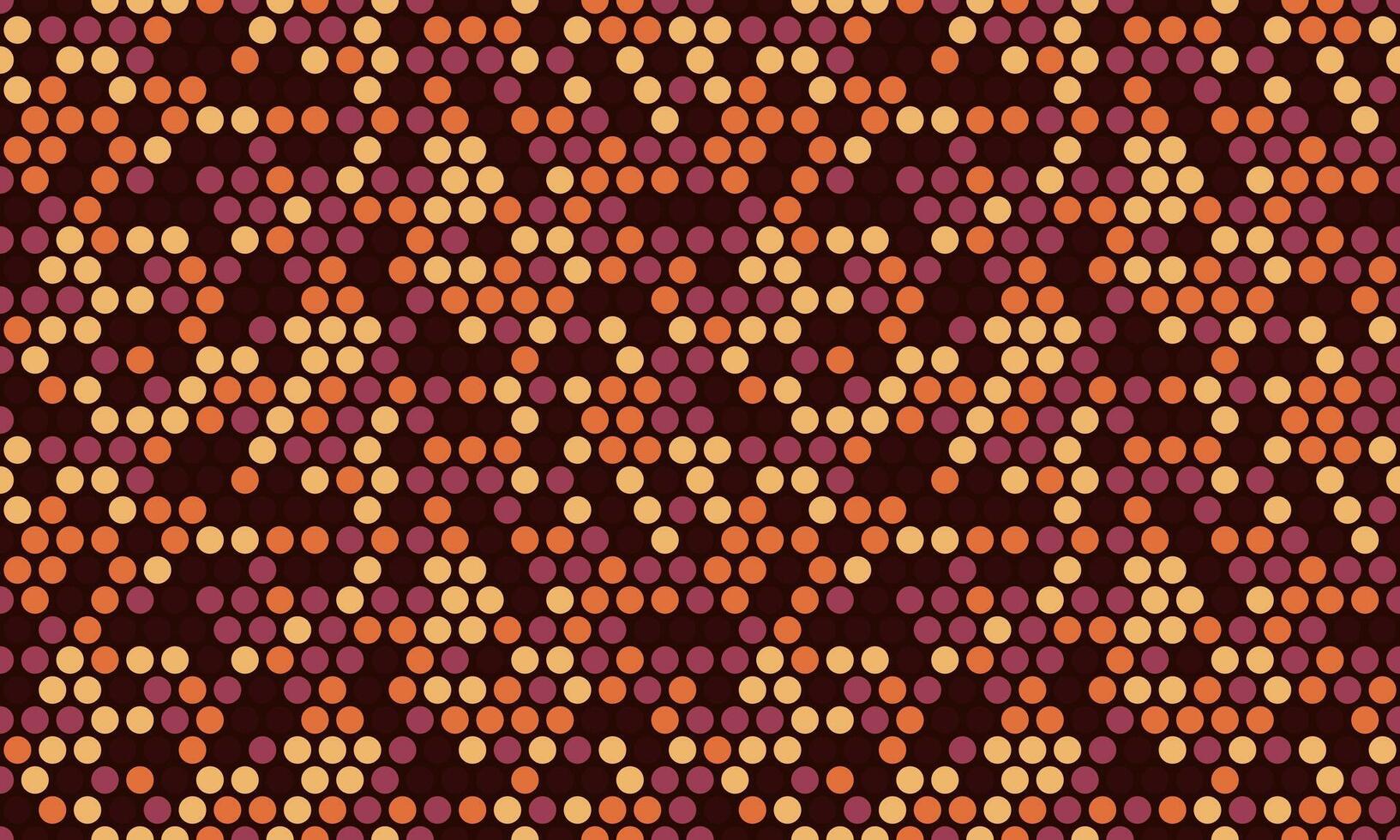 Abstract geometric pattern. Warmtoned dots create a textured, repeating design ideal for backgrounds, textiles, or website design. vector
