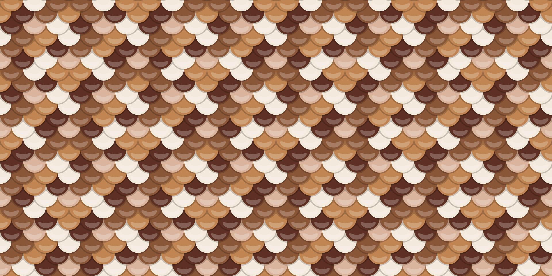 A brown and white pattern with a pattern vector