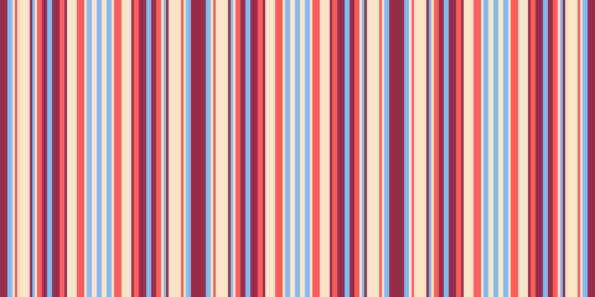 Vibrant vertical stripes in a palette of muted pinks, reds, and blues create a visually appealing, seamless pattern. vector