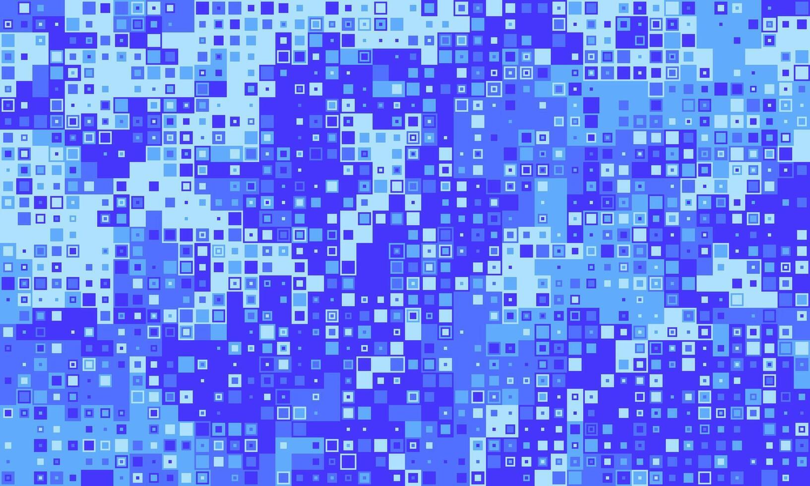 Abstract blue pixelated mosaic background. Perfect for tech, digital, or modern design projects. Represents data flow, connectivity, or digital transformation. vector