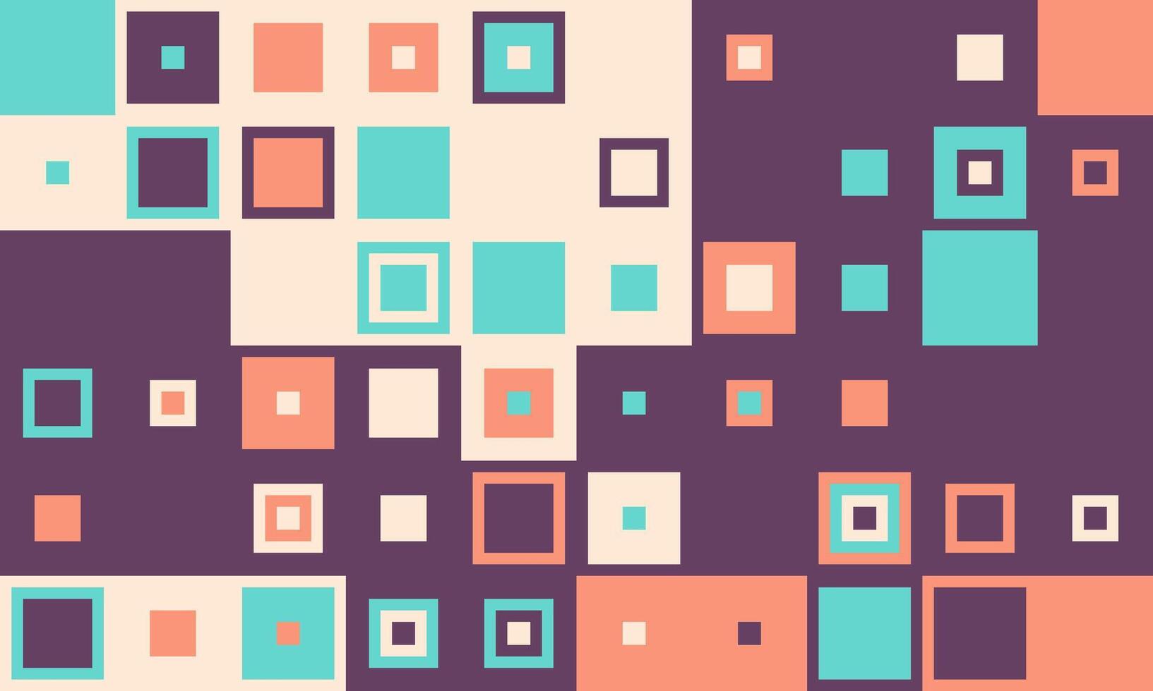 Abstract geometric pattern with pastel squares. Modern, minimalist design ideal for website backgrounds, social media, or presentations. vector