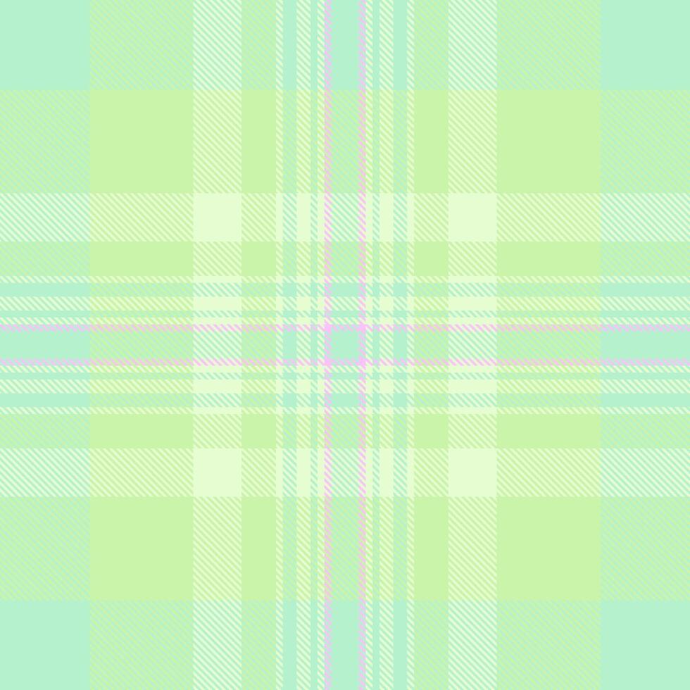 Soft pastel plaid pattern in springlike hues. Perfect for textile design, website backgrounds, or crafting projects. Evokes feelings of calmness and freshness. vector