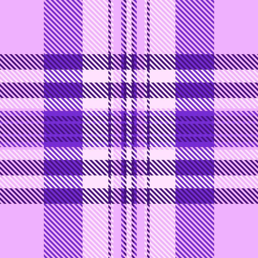 Elegant purple and white plaid pattern. Perfect for textile design, fashion, website backgrounds, or scrapbooking projects. This versatile image evokes feelings of sophistication and calmness. vector