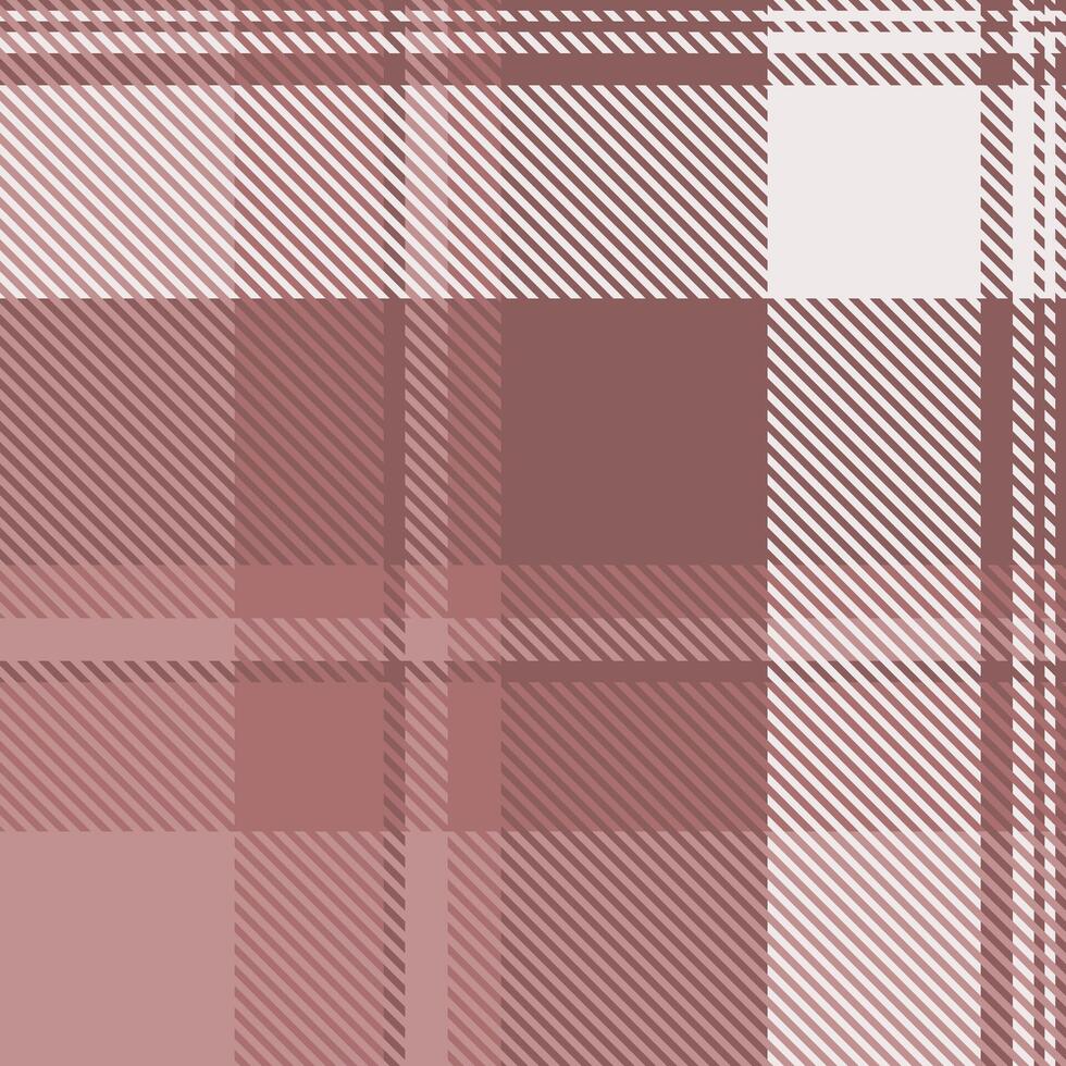 Elegant dusty rose and white plaid pattern. Subtle texture and soft color palette perfect for fashion, home decor, or website backgrounds. Evokes feelings of warmth and sophistication. vector