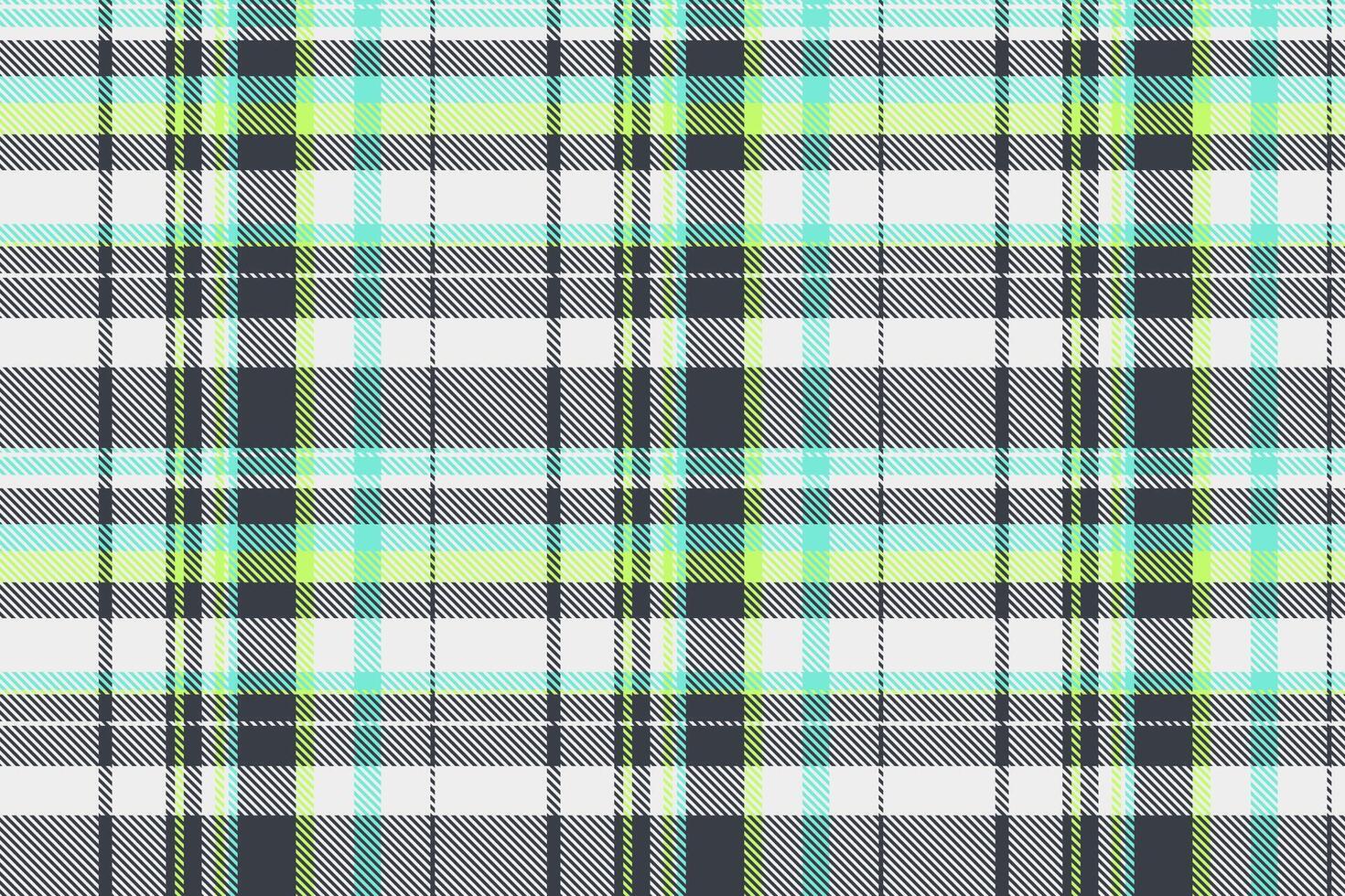 Primary background fabric tartan, complexity check plaid seamless. Korean pattern textile texture in white and dark colors. vector