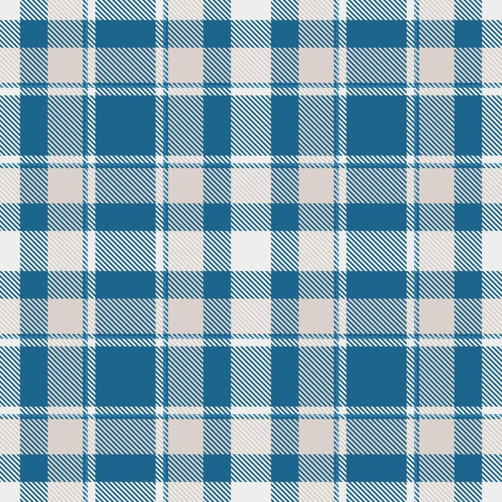 Classic teal, grey, and white plaid pattern. Perfect for textile design, fashion, home decor, and seasonal projects. Clean lines and subtle color palette evoke feelings of comfort and tradition. vector