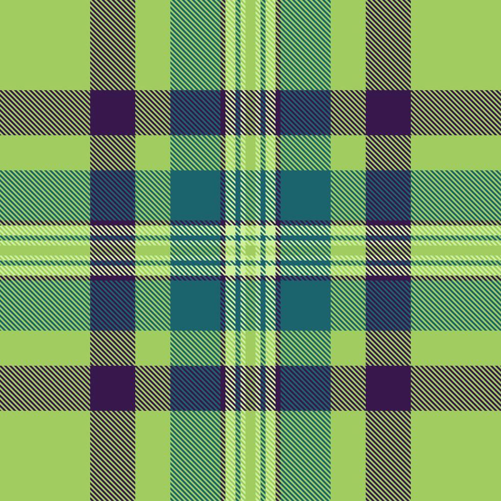 Diwali pattern plaid tartan, refresh seamless texture. Nice background textile check fabric in green and cyan colors. vector
