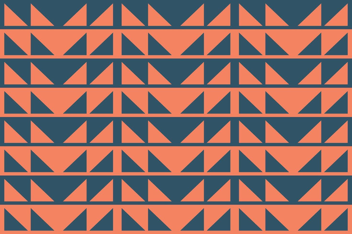 Abstract orange pattern with triangles vector
