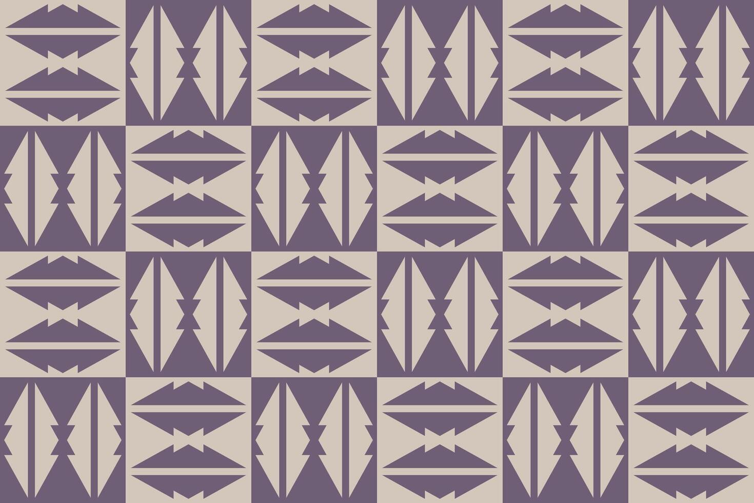 Triangles purple and beige geometric pattern vector