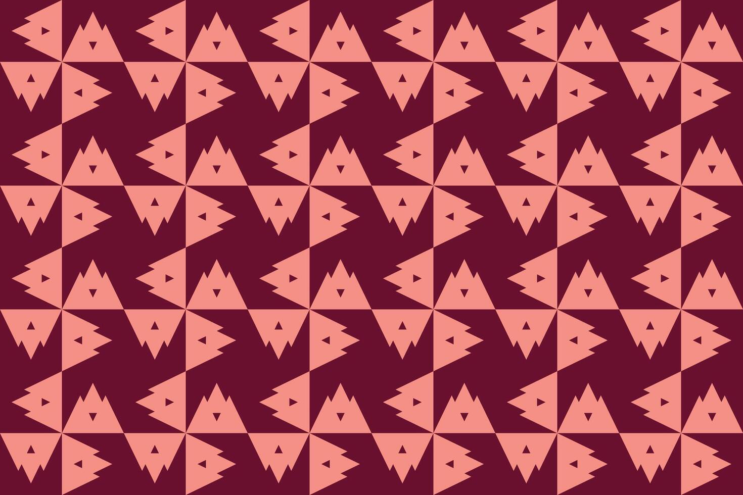 Abstract pattern with red and pink triangles vector