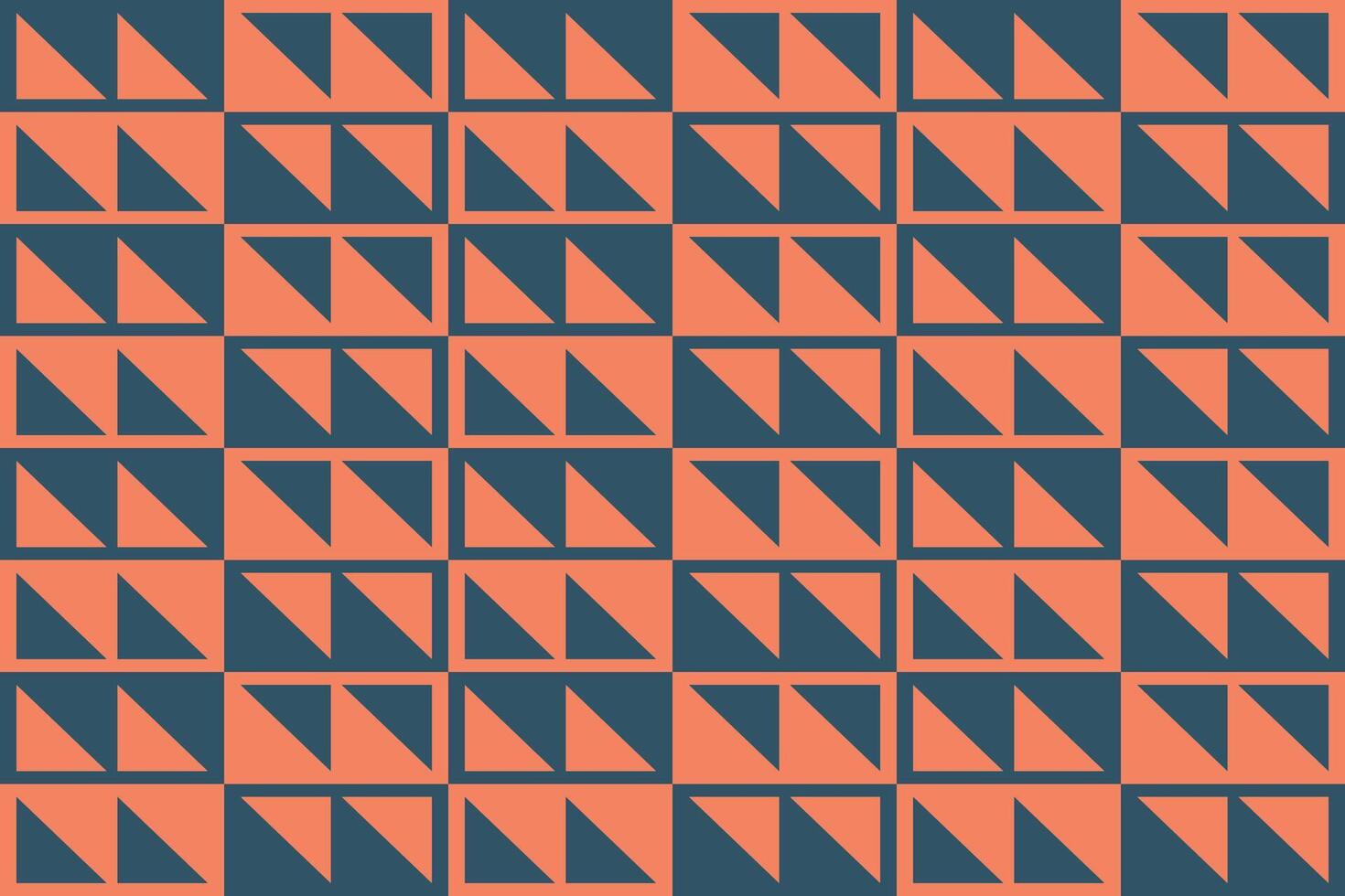 Abstract orange pattern with triangles on it vector