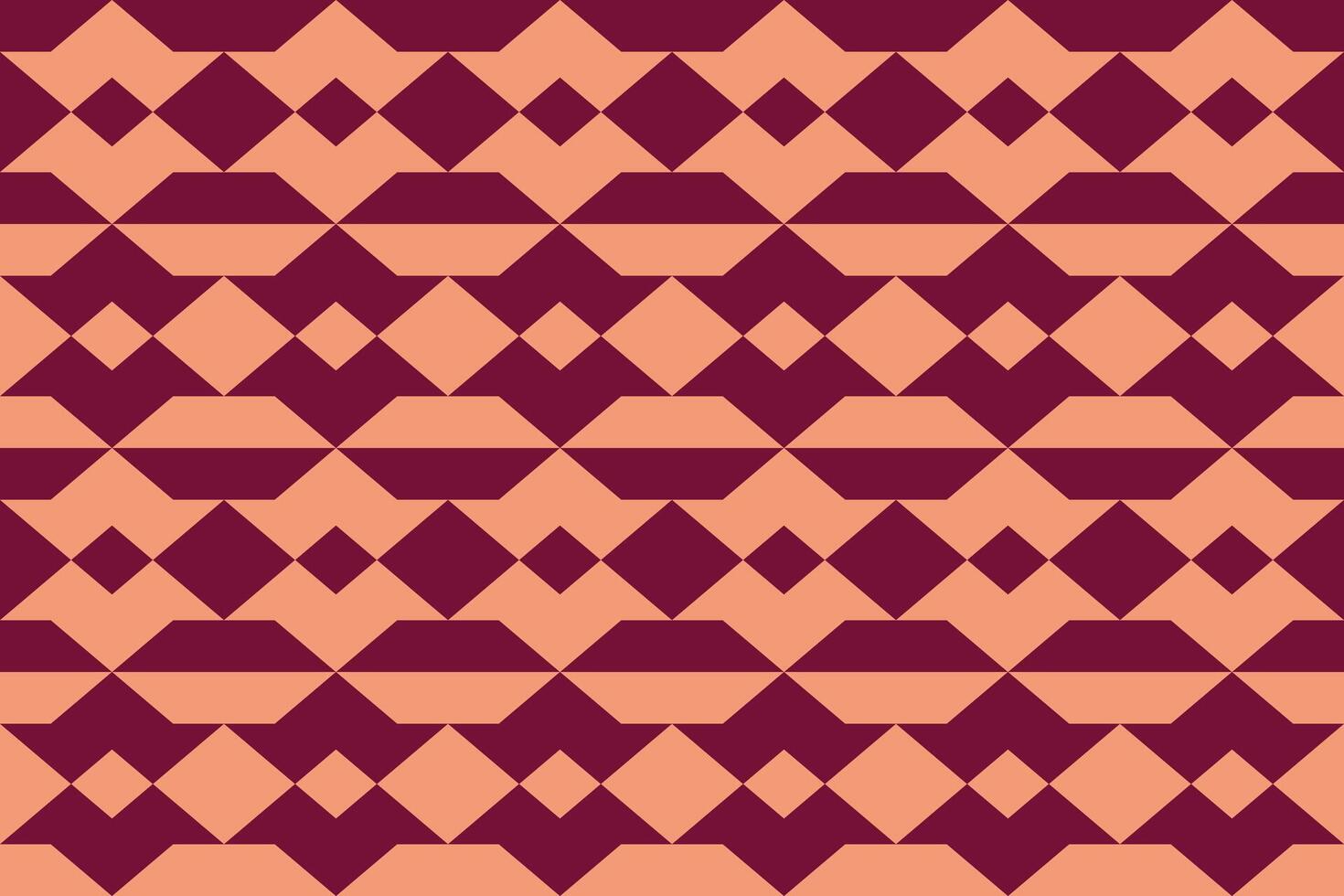 An pattern with red and orange squares vector