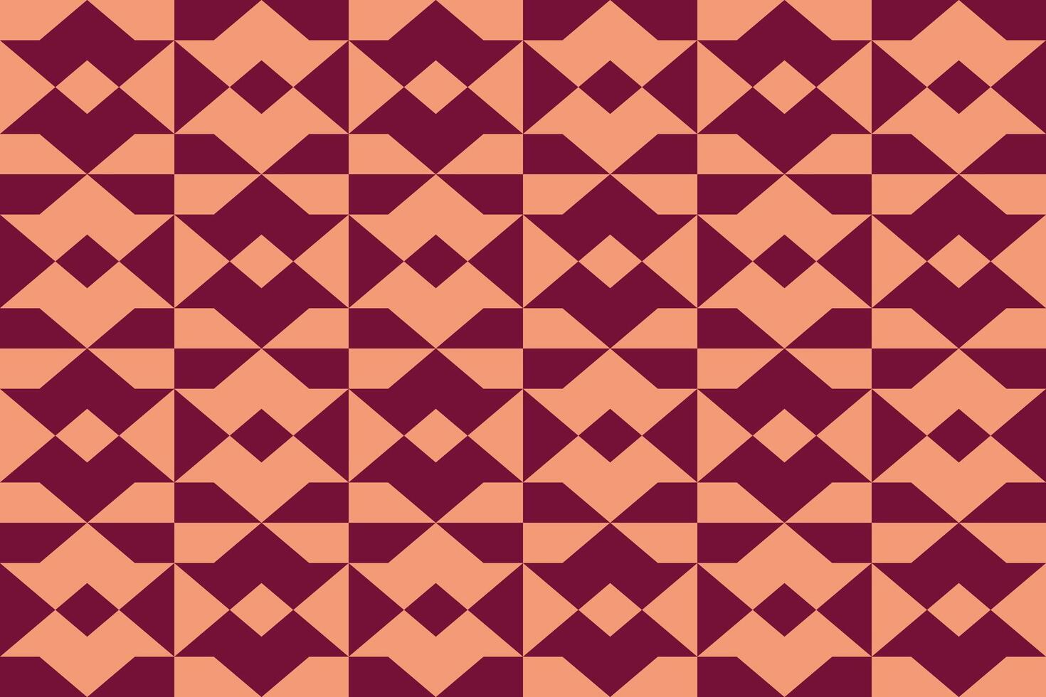 Abstract pattern with red and orange squares vector