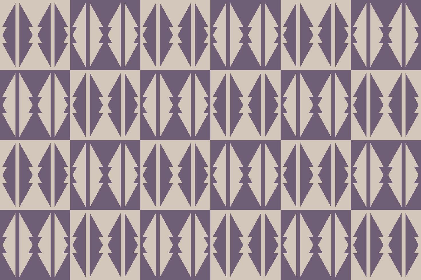 Purple and beige triangles geometric pattern vector