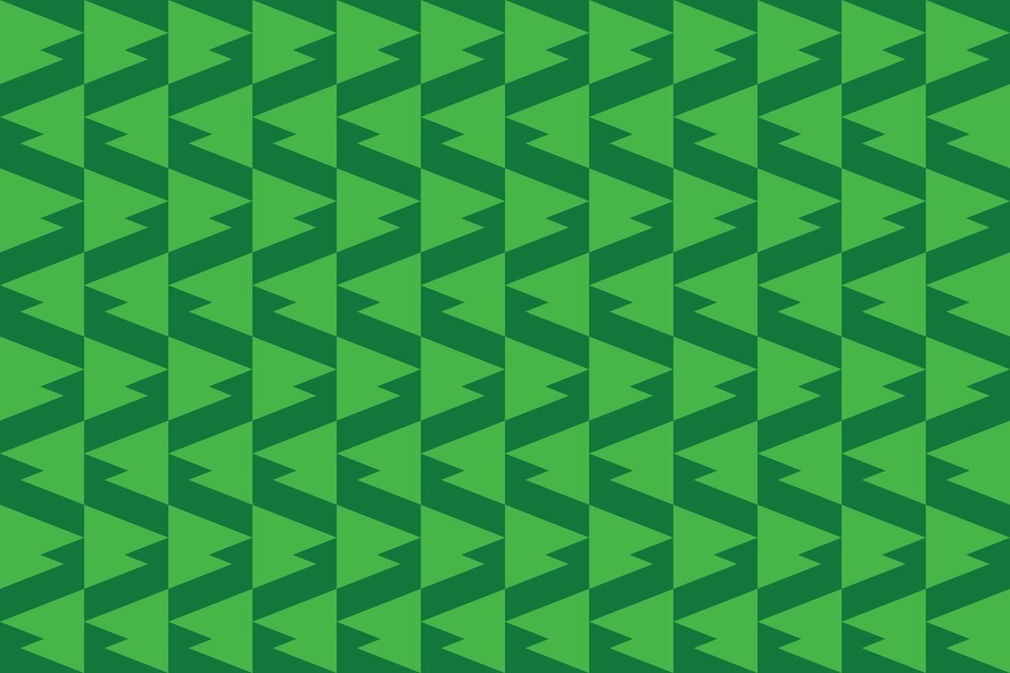 A green and white chevron pattern triangles vector