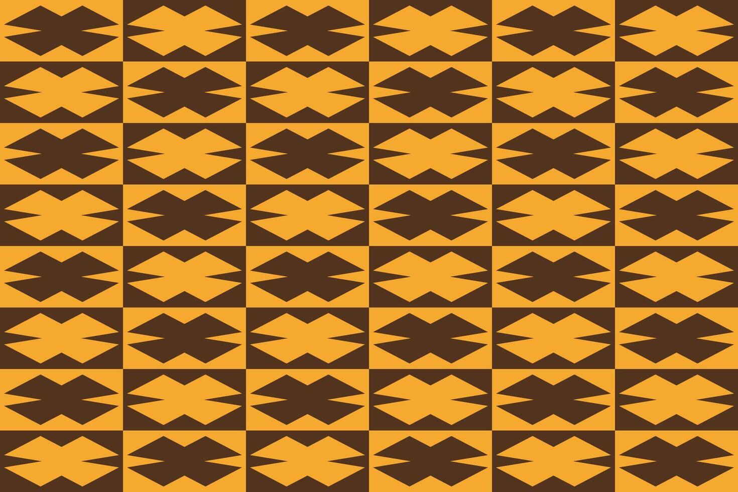 An orange and brown pattern with a diagonal design vector