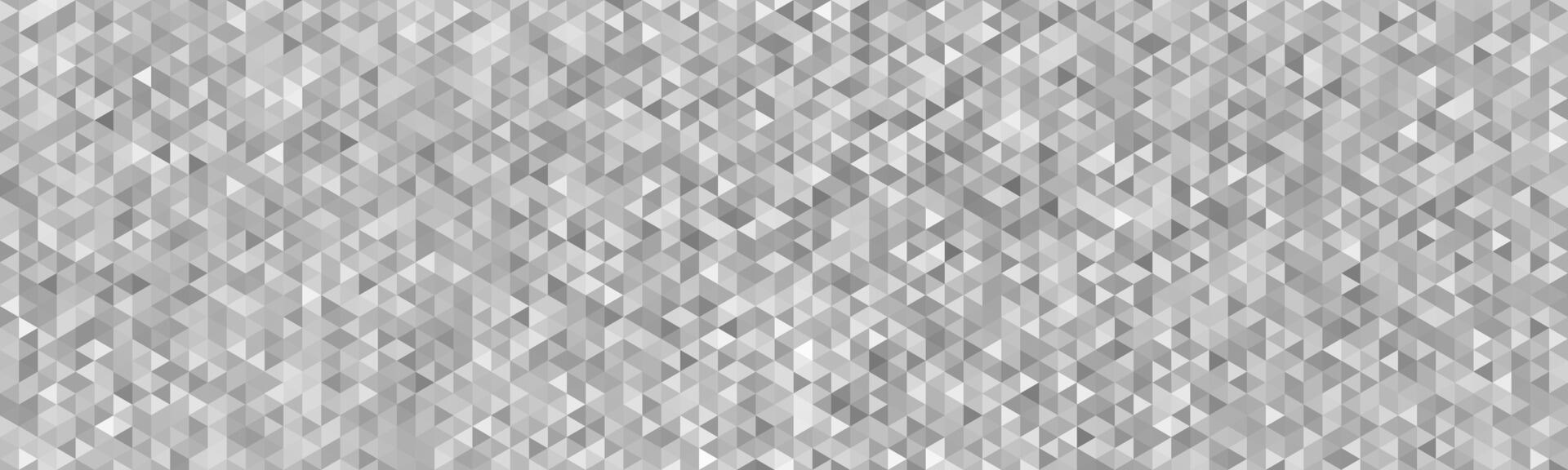 Seamless geometric pattern with small grayscale triangles forming an abstract mosaic texture, creating a modern and minimalistic background. vector
