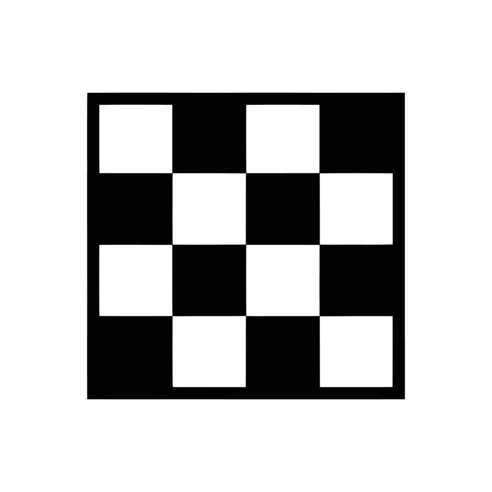 Black and White Checkerboard Pattern with Alternating Squares Design vector