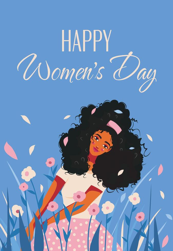 Happy Women's Day illustration vector