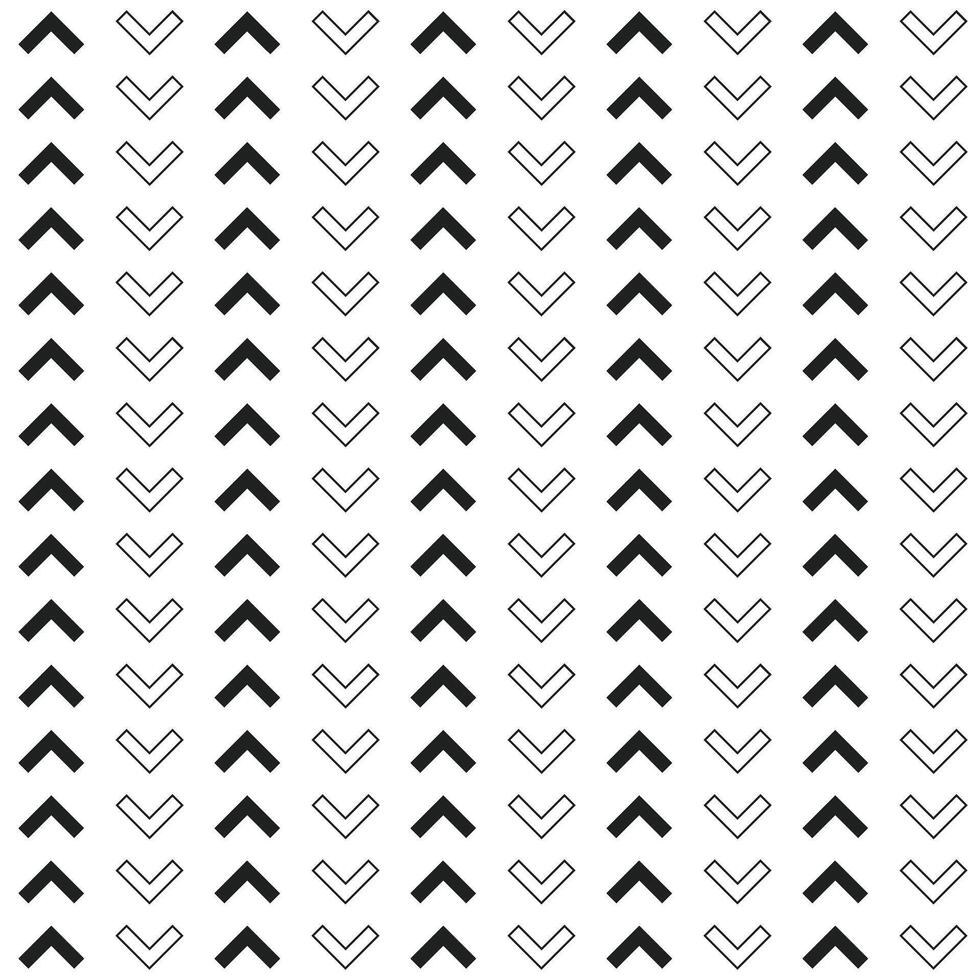 Arrows monochrome pattern vector