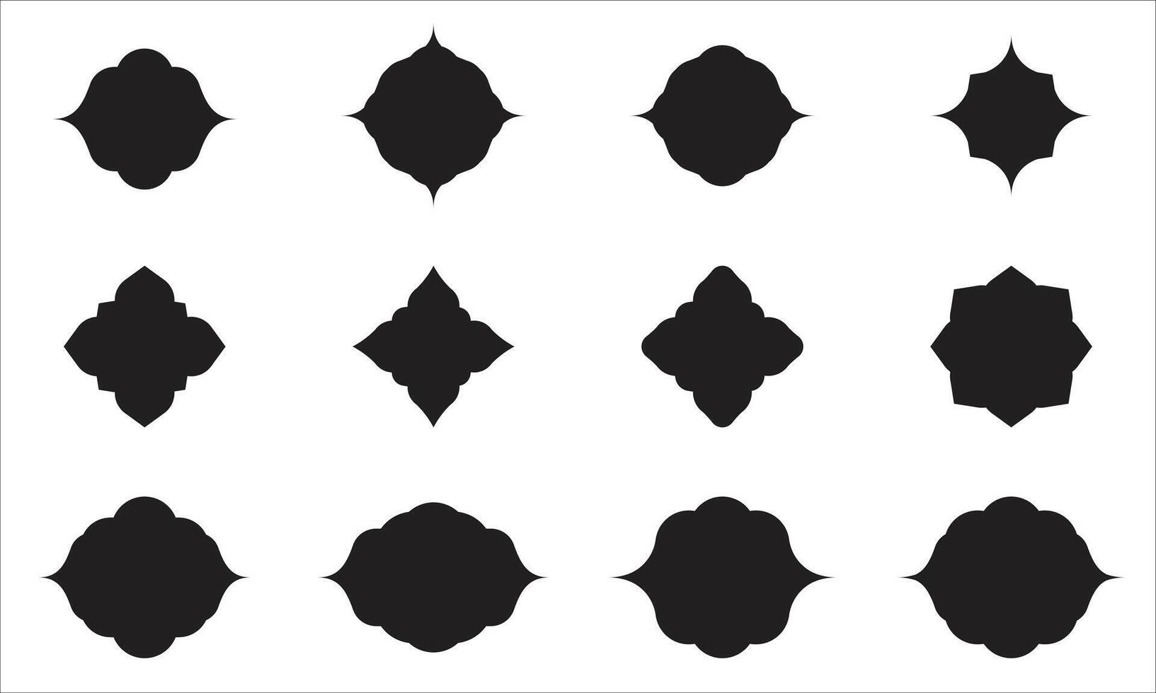 Vintage Label Frame Collection vector