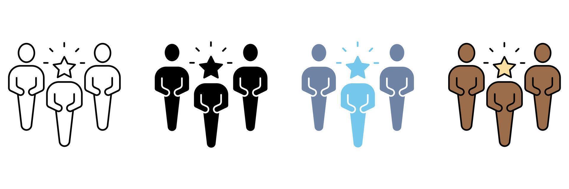 PERSONALITY concept line icon. Simple element illustration. vector