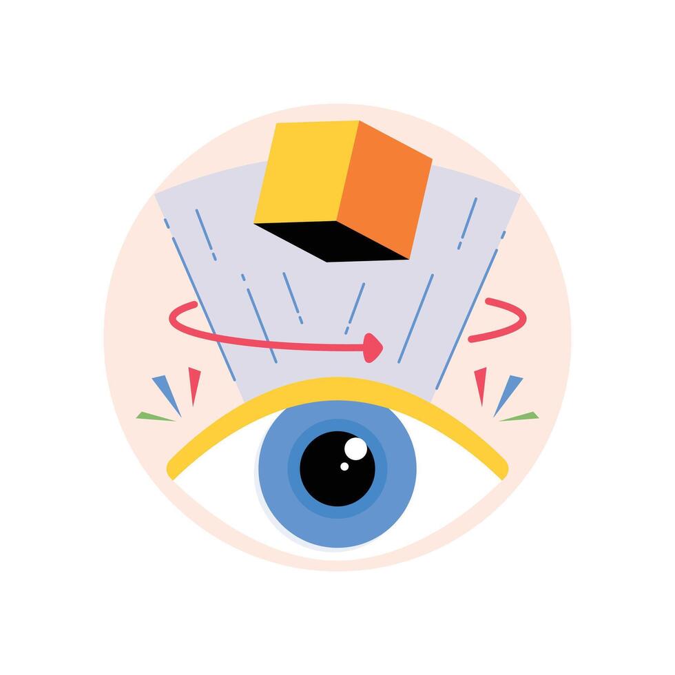 360 View Concept Style illustrations. EPS 10 File vector