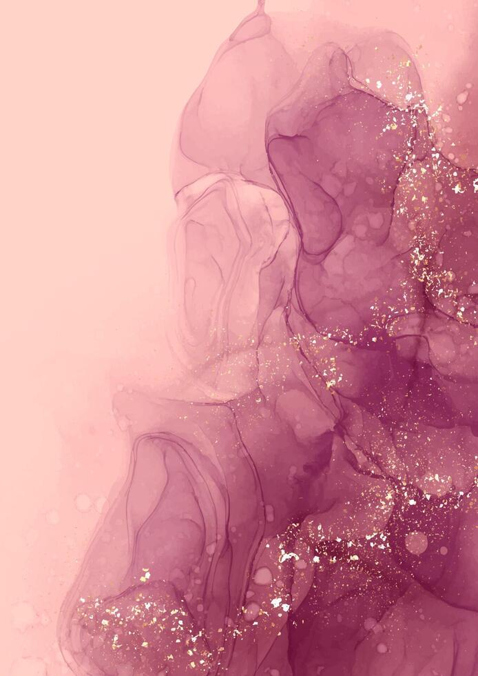 Pink and purple abstract art vector