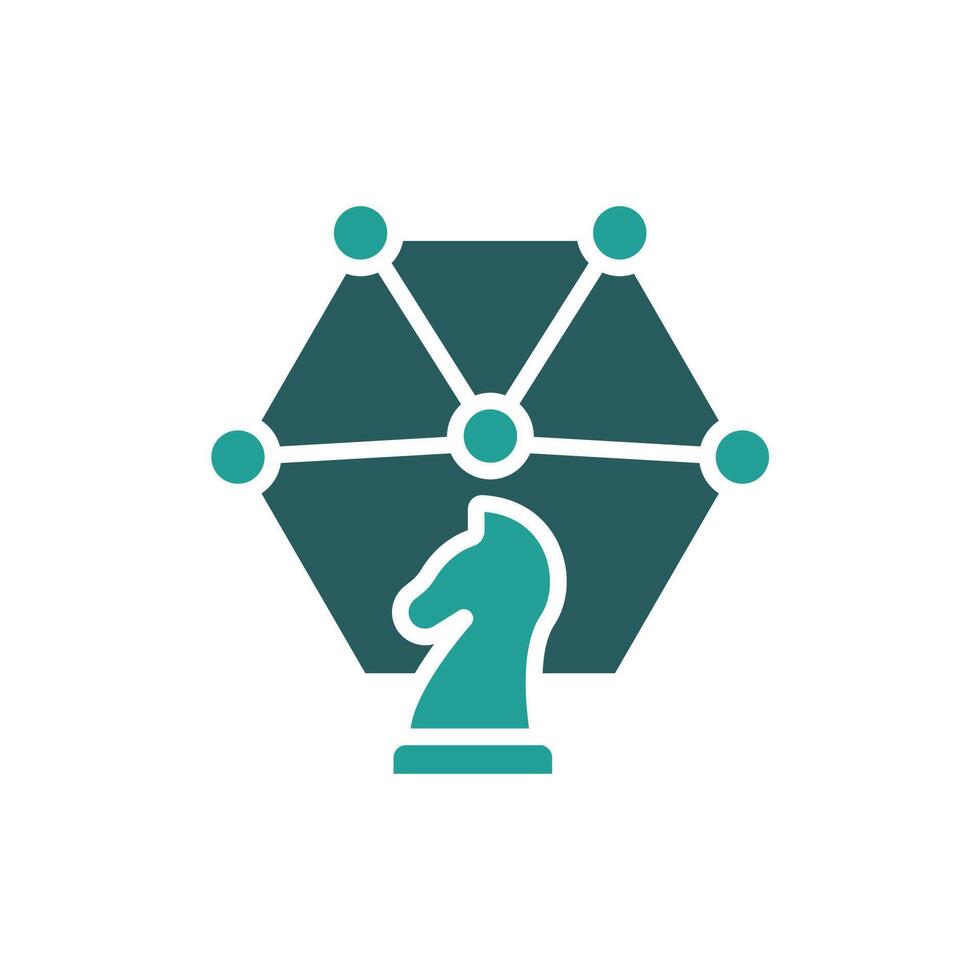 strategic alignment color icons style vector