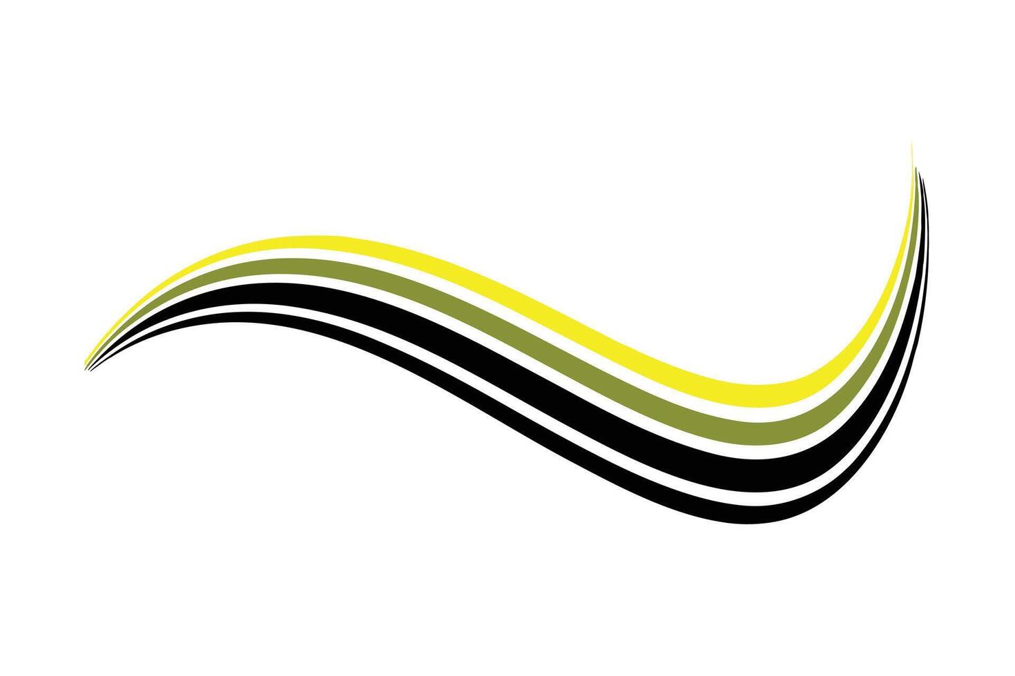 Abstract background with wave line vector