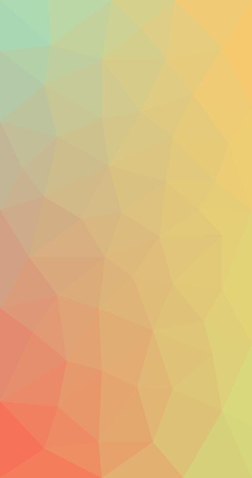 Abstract Low Polygon Triangular Geometric Background Orange Mosaic Pattern Template Repeating Style Vertical Design Backdrop vector