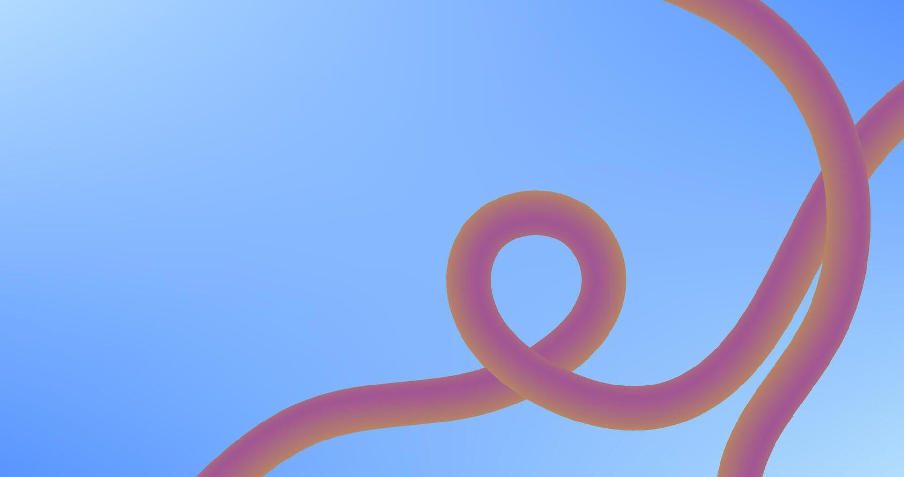 Abstract Empty Sky background with Red Purple Gradient wavy Fluid lines vector