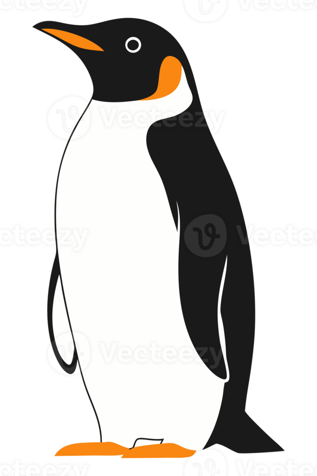 Majestic Emperor Penguin Standing Proudly in a Cold Natural Habitat Surrounded by Wildlife and Nature's Beauty png