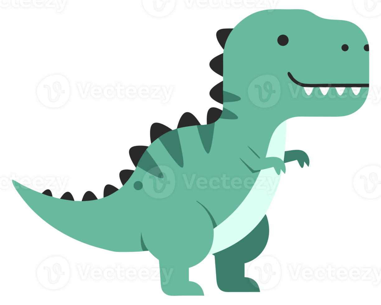 Cartoon Dinosaur Character Design for Prehistoric Fun and Childhood Imagination, Perfect for Kids' Projects and Educational Content png