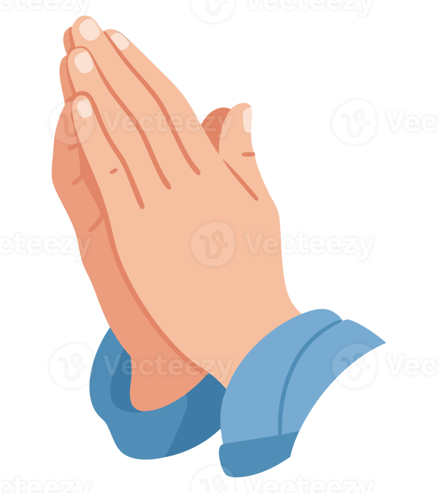 Hands Together in a Respectful Gesture Symbolizing Prayer, Gratitude, and Reflection in a Calm and Peaceful Setting png