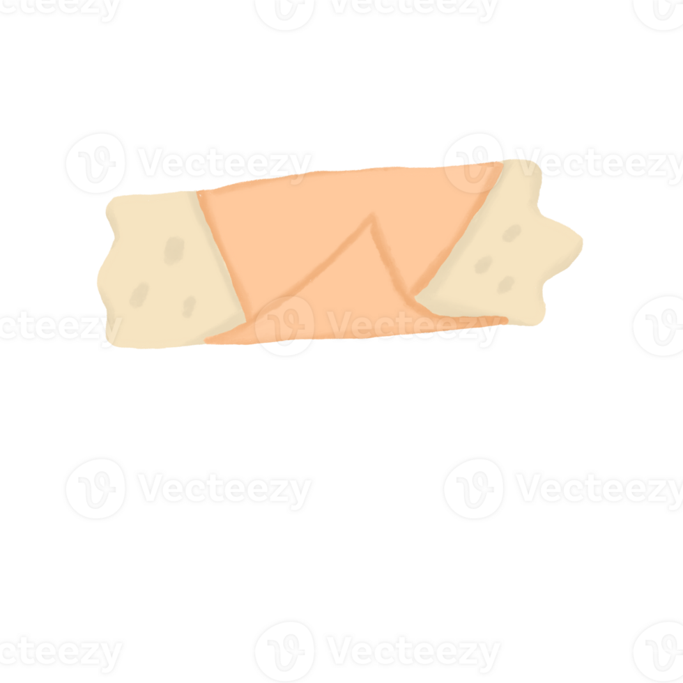 Folded Triangle Pastry Cookie Cute Festive Biscuit Illustration png