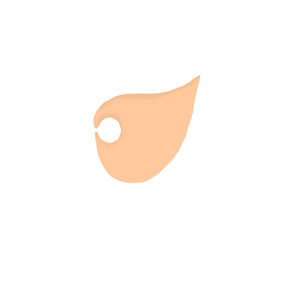 Cartoon Traditional Leaf-Shaped Cookie with Hole png