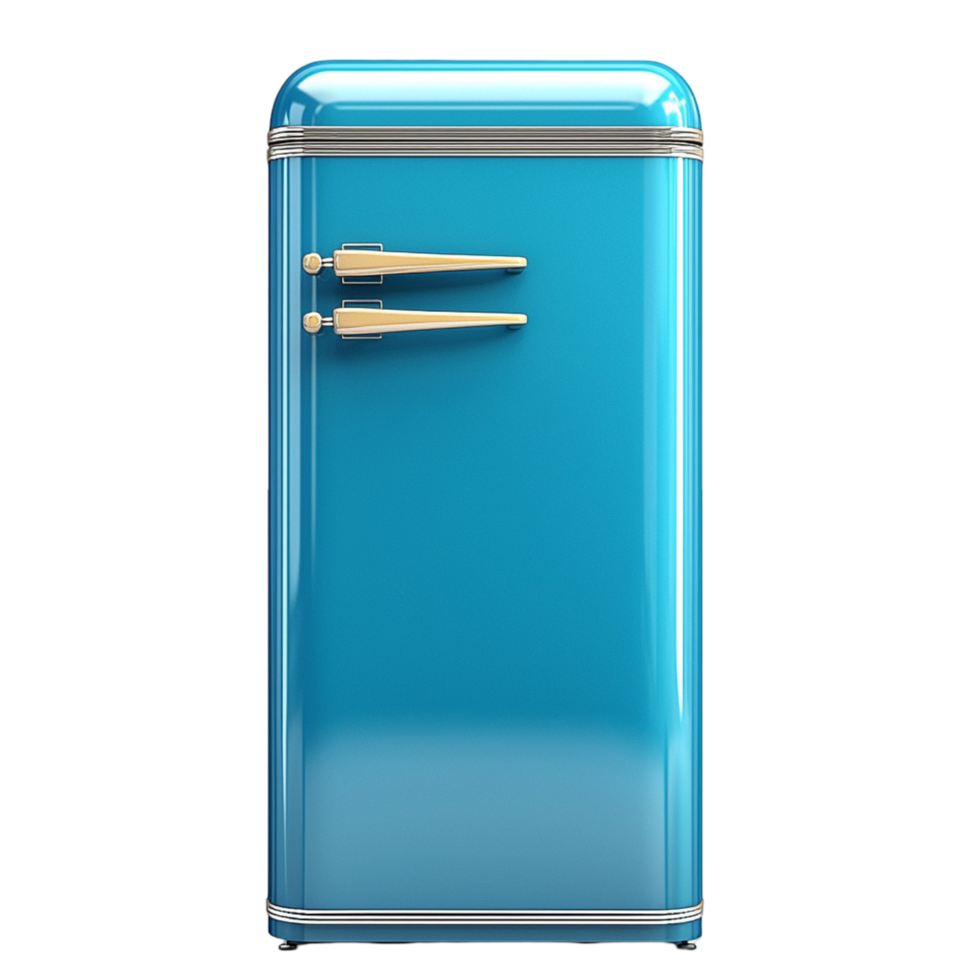 Blue kitchen refrigerator appliance modern home decor png