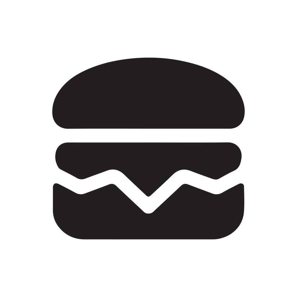 Burger Icon for Fast Food and Restaurant Themes vector