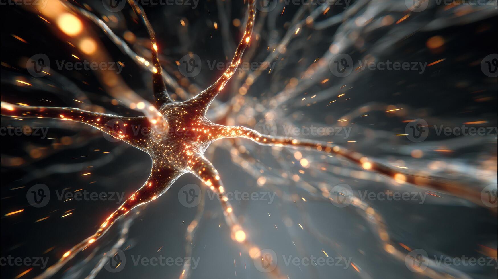 Exploring Neural Pathways Experiencing Overload Through Dynamic Blurred Motion Visuals photo