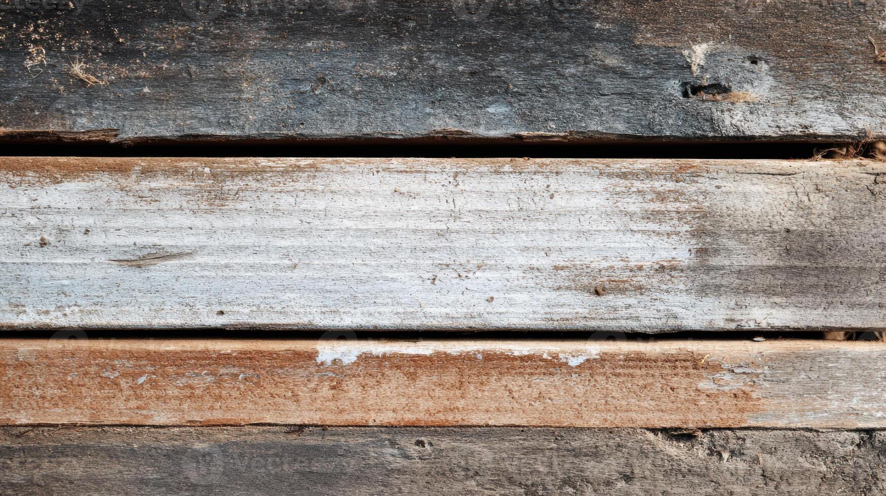 Weathered Wood Slats Display Rustic Texture and Natural Patterns Ideal for Backgrounds or Design Projects in Various Settings photo