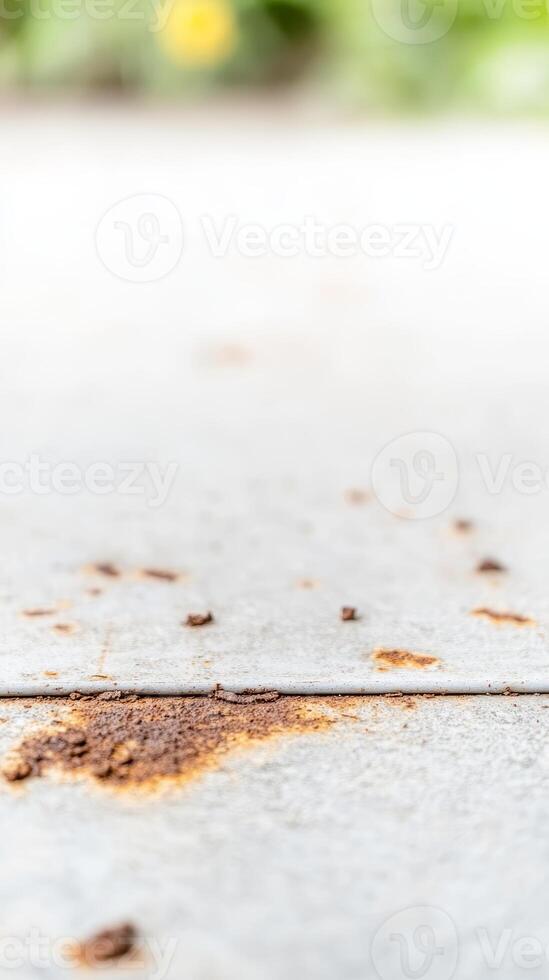 Captivating close-up of weathered metal with vibrant orange and brown rust, showcasing intricate textures and the beauty of natural decay. photo