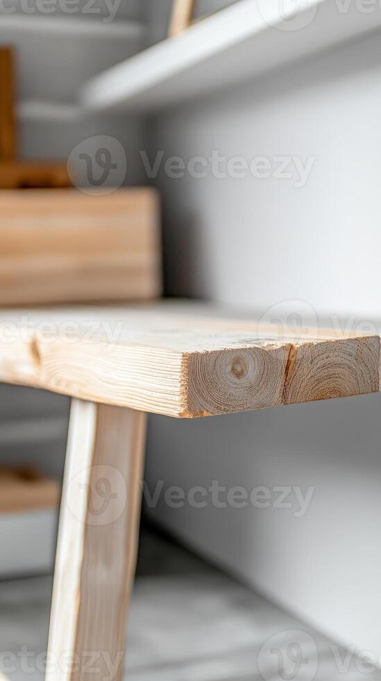 Close-up of Natural Light Wood Texture, Showcasing Intricate Grain Patterns and Warm Tones. Ideal for Rustic Backgrounds and Organic Designs. photo