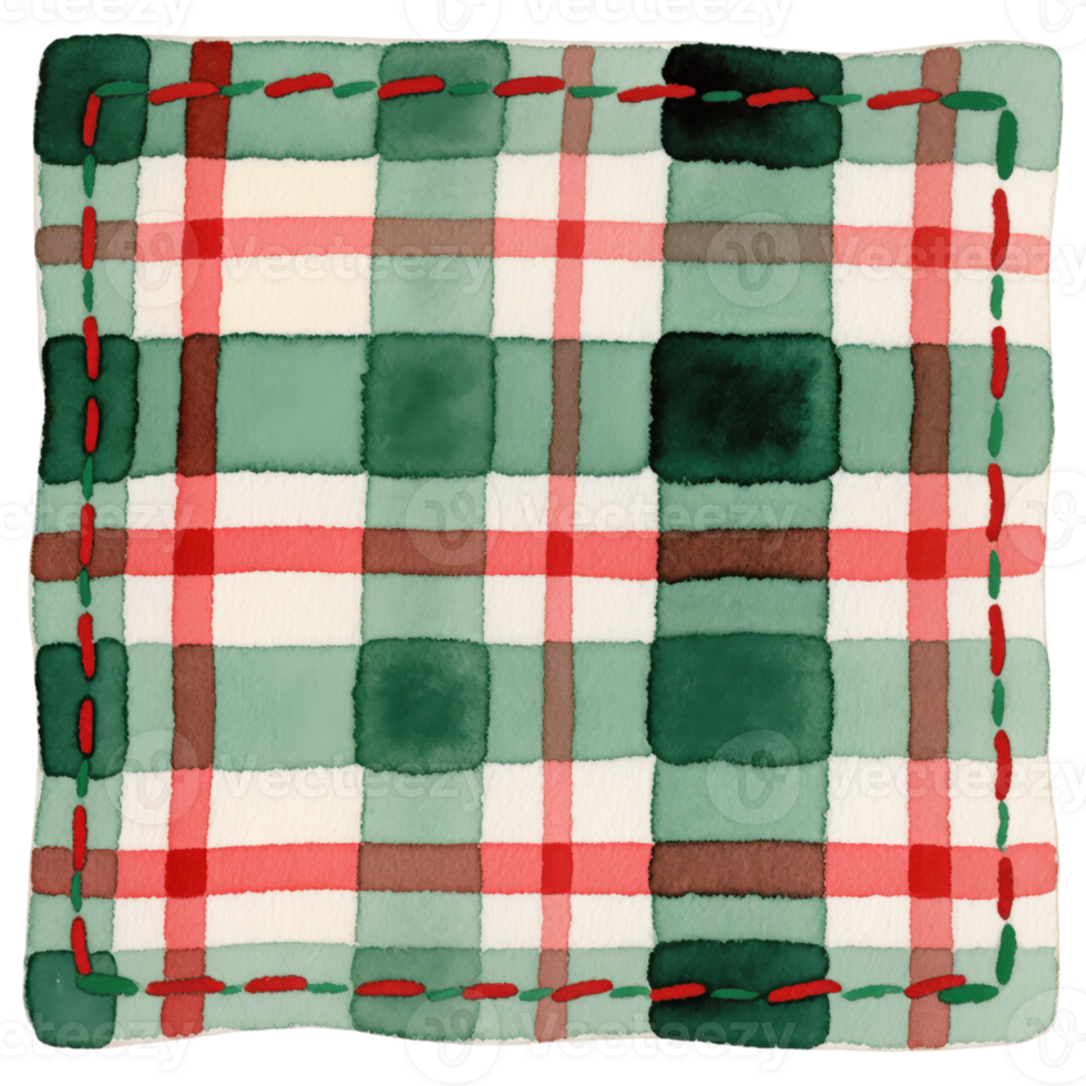 A cozy plaid blanket with a touch of a warm aesthetic. Capturing the comfort and simple beauty. png