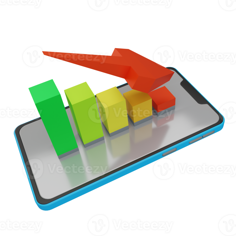 Mobile app growth chart png