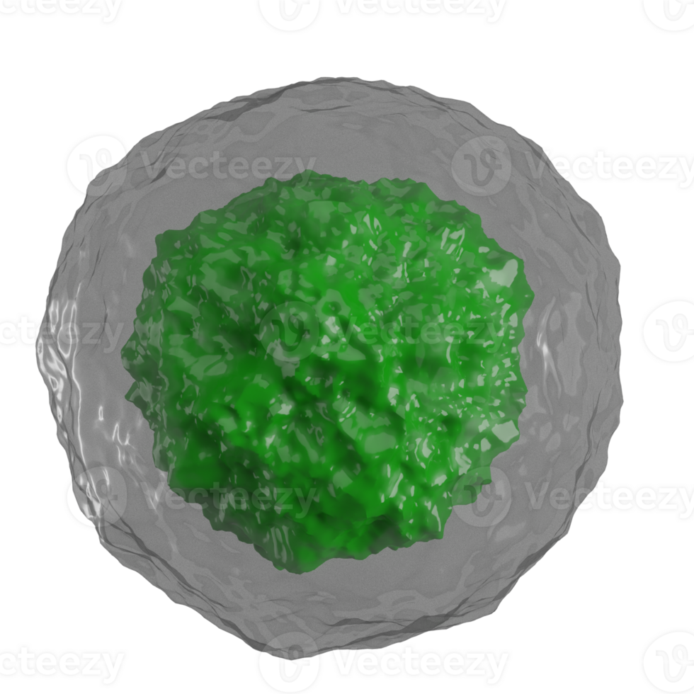 A green liquid in a glass sphere png