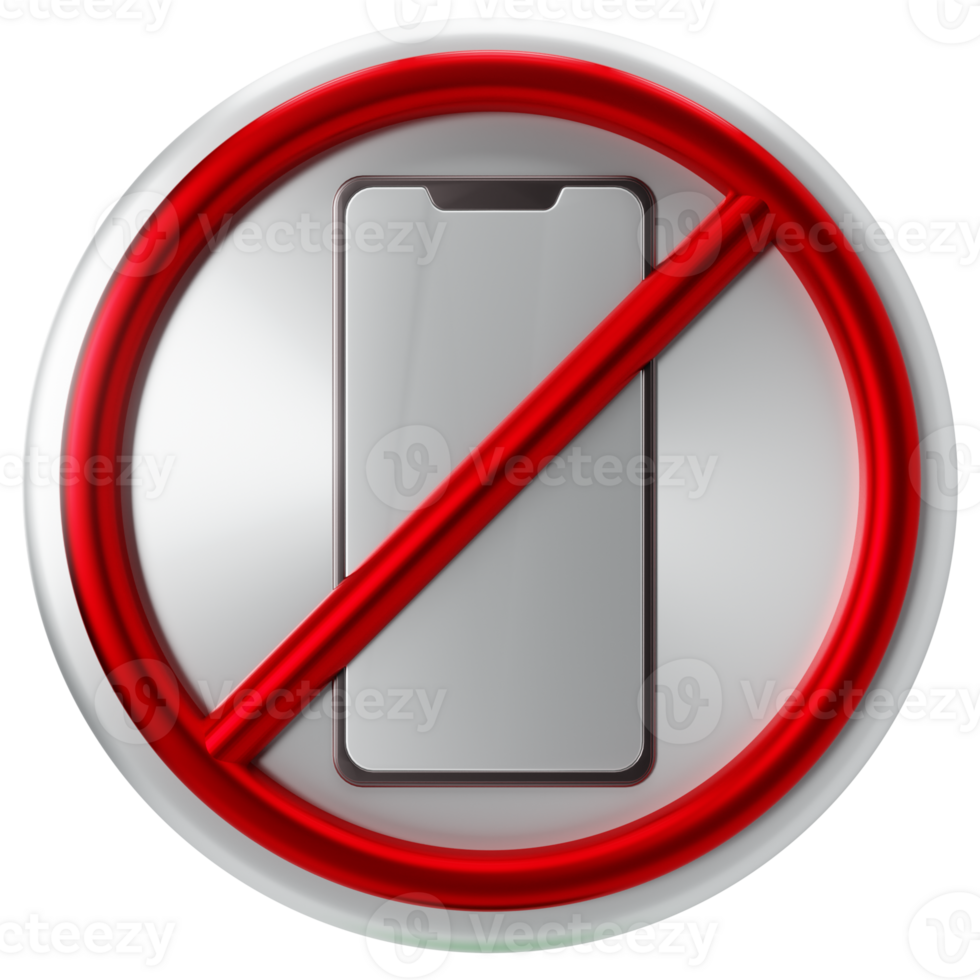 No phone allowed sign png