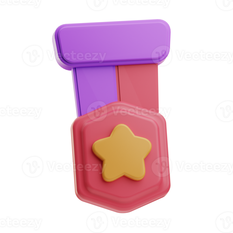 Cute Stamp with Star Design png