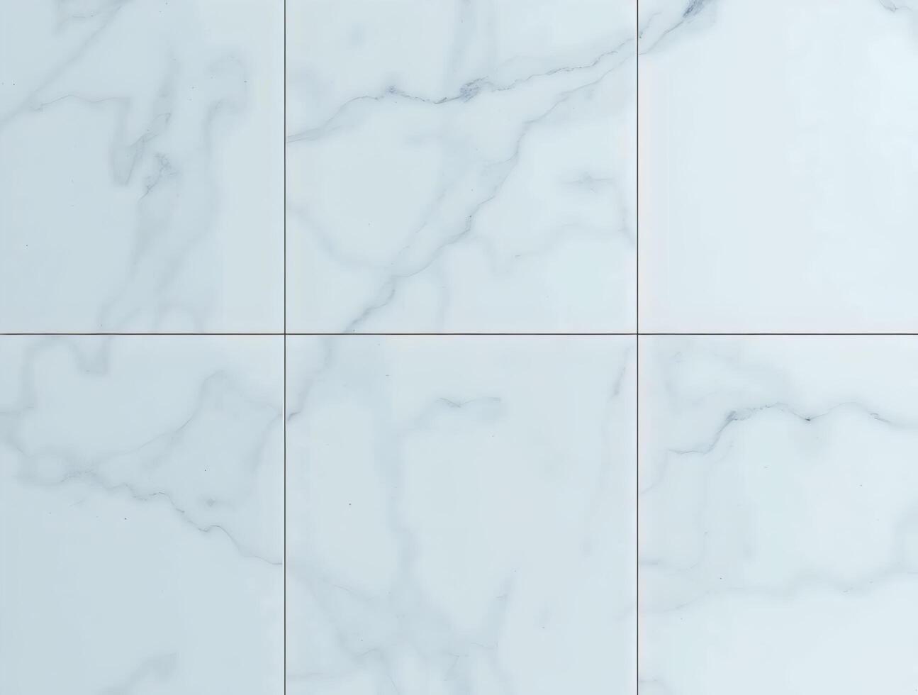 Elegant Light Blue Marble Tile Texture Seamless Pattern for Design Projects photo
